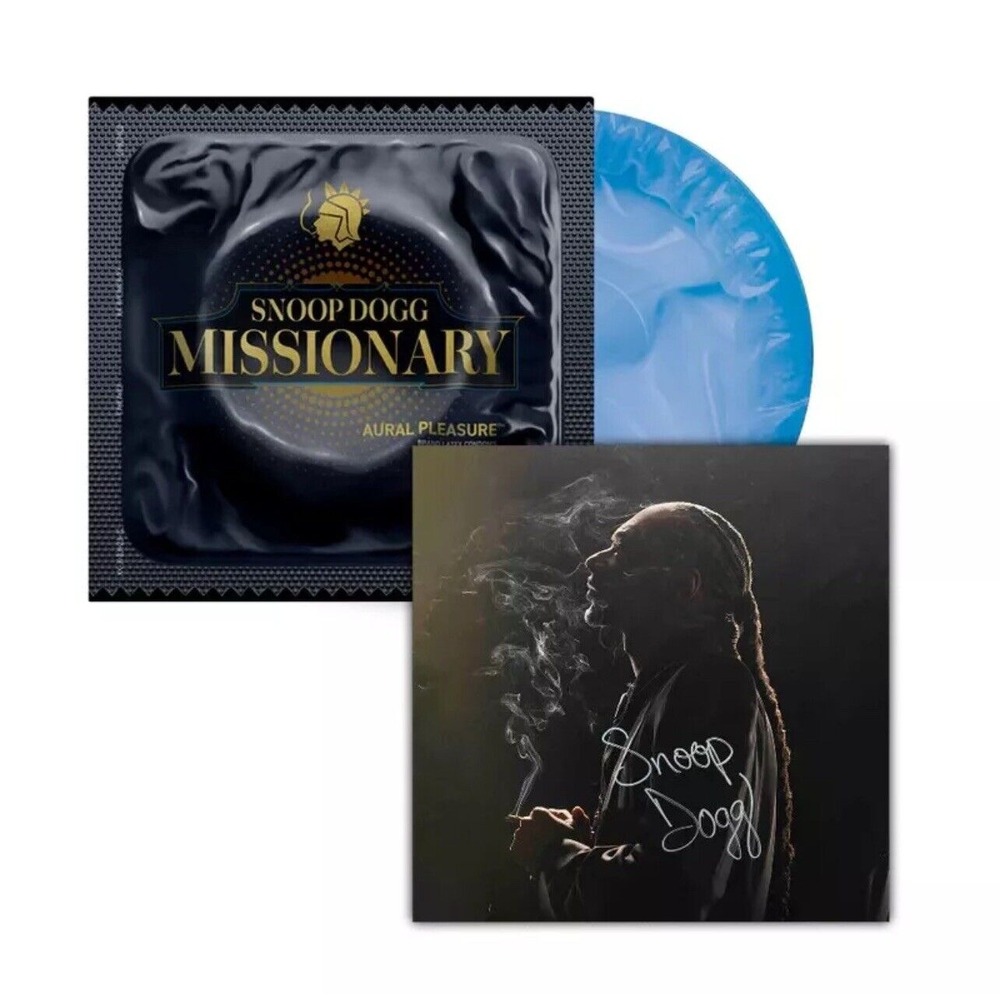 Snoop Dogg Missionary Blue Vinyl Exclusive With Signed Auto Art Card